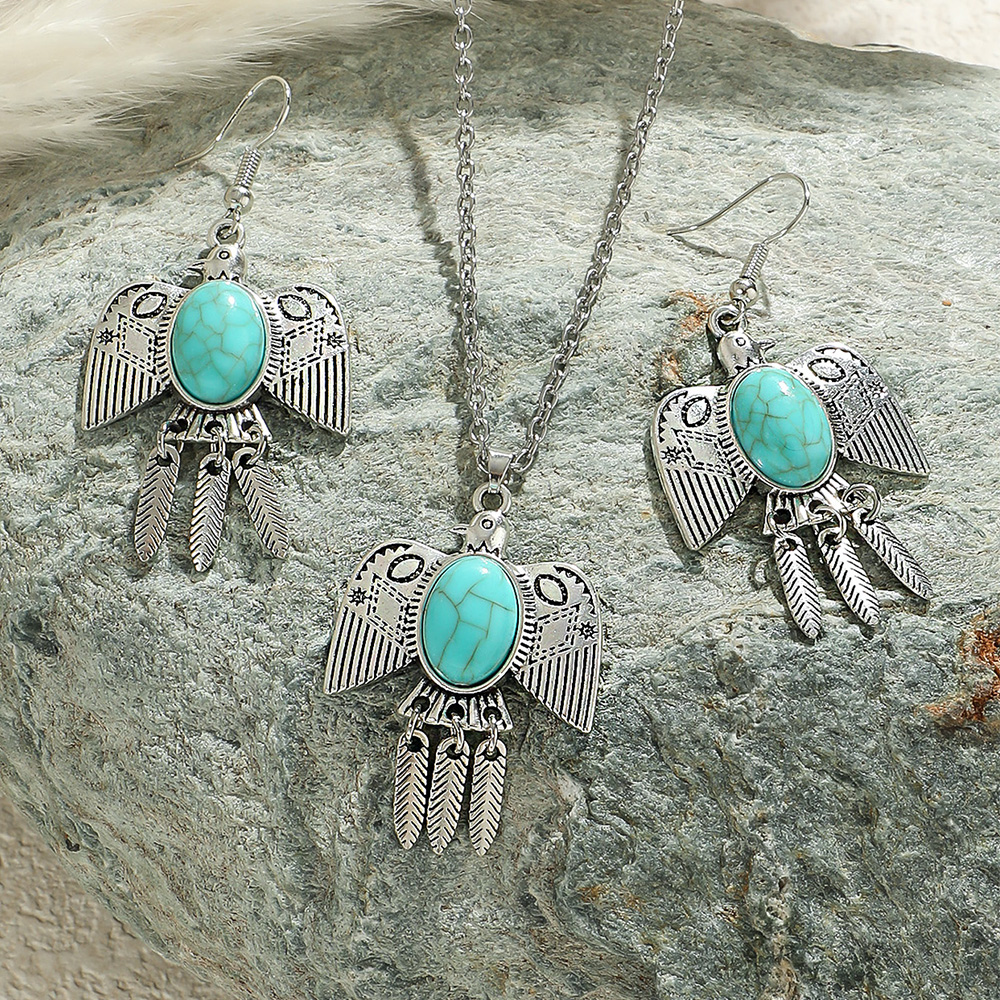 Ethnic Fashion Wear For Women - Boho Ethnic Style Jewelry Set Antique