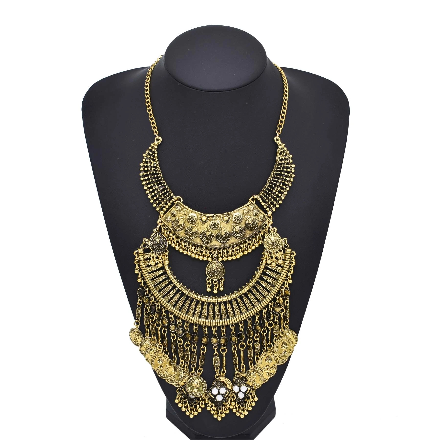 Retro Golden Gypsy Afghan Coin - Ethnic Fashion Pakistan 리뷰 및 가격