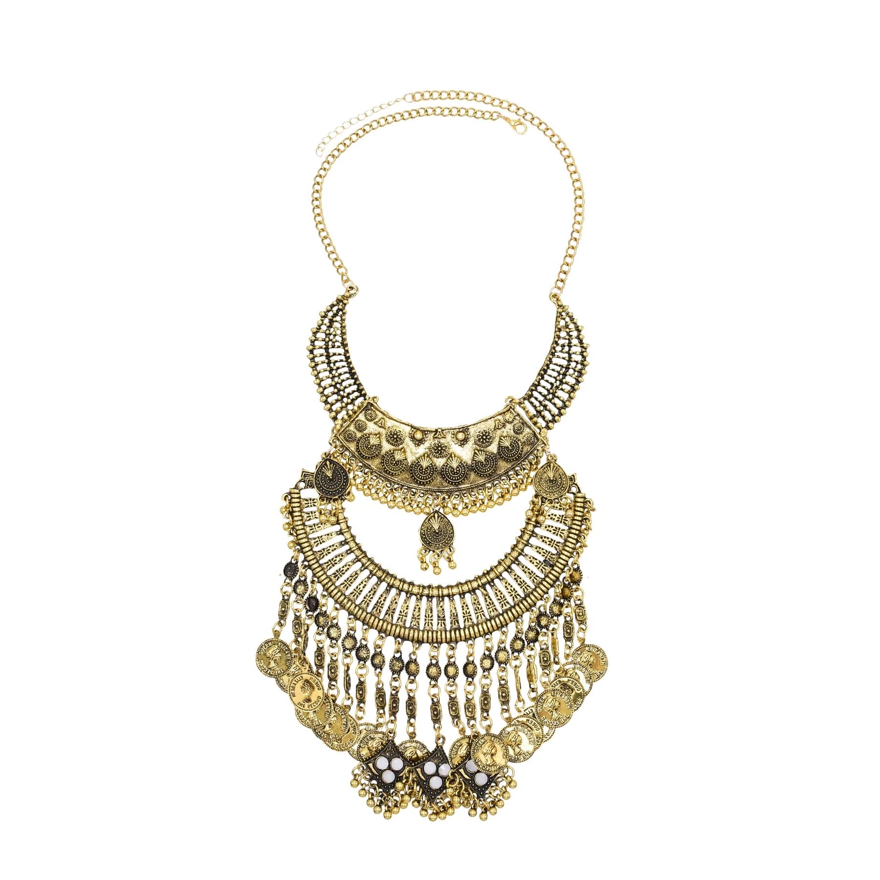Retro Golden Gypsy Afghan Coin - Ethnic Fashion Pakistan 리뷰 및 가격