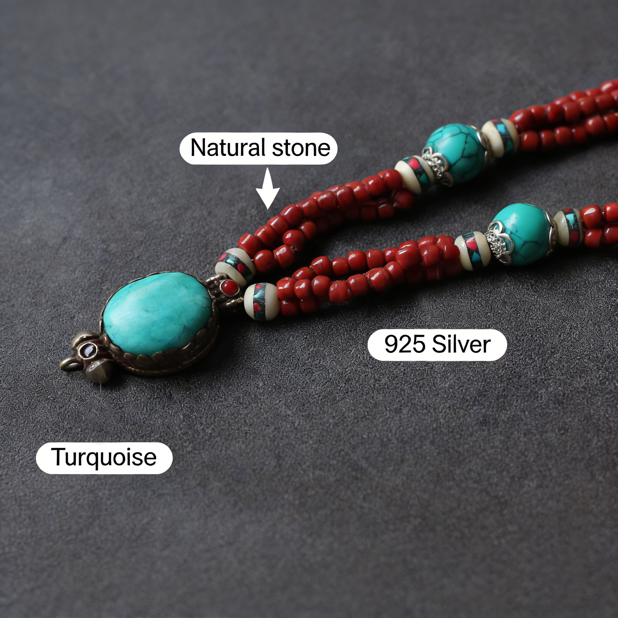 Nepal Necklace Tibetan Ethnic  - Ethnic Wear Fashion Designer 리뷰 및 가격