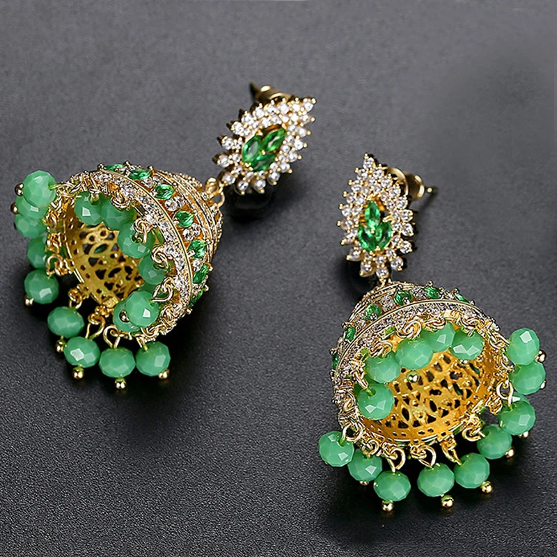 India Pakistan Earrings Copper - Ethnic Fashion Pakistan 리뷰 및 가격