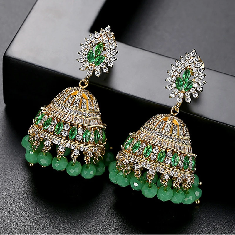 India Pakistan Earrings Copper - Ethnic Fashion Pakistan 리뷰 및 가격