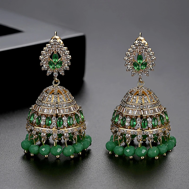 India Pakistan Earrings Copper - Ethnic Fashion Pakistan 리뷰 및 가격