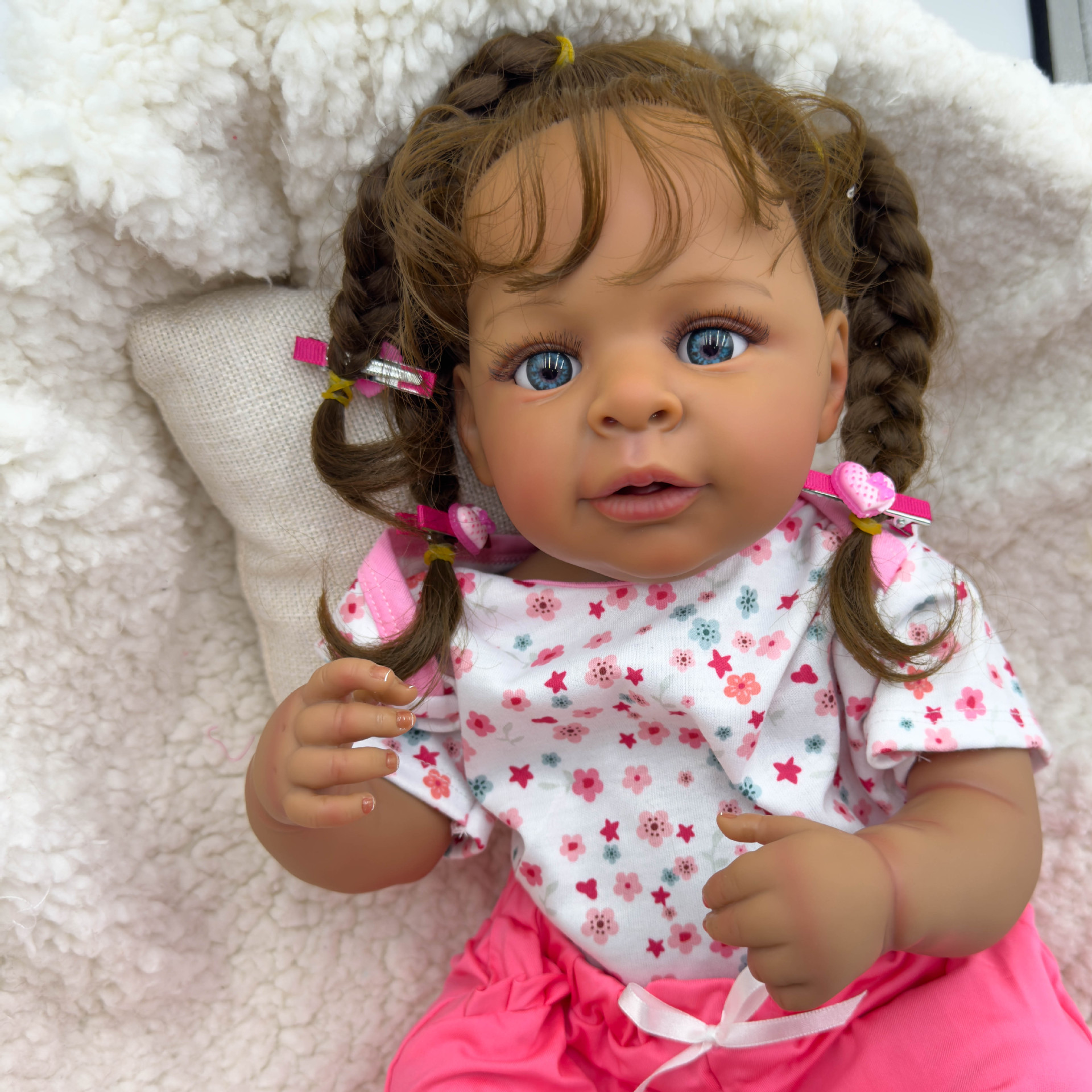 Dark Skin Jaylan bebe Doll Reb - Ethnic Fashion Model 리뷰 및 가격