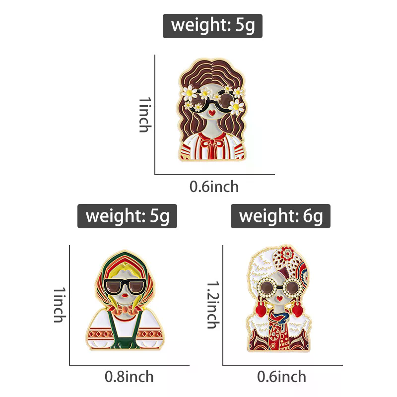 Cartoon Russian Girls Characte - Ethnic Fashion Images 리뷰 및 가격