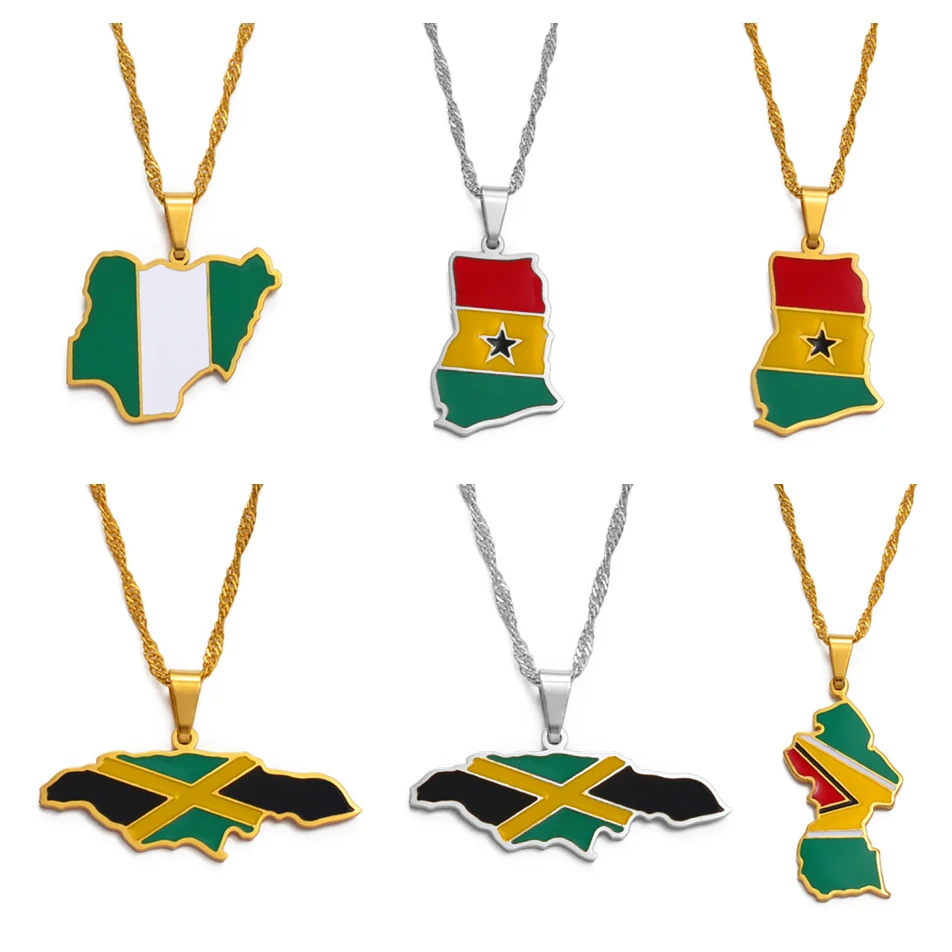 Anniyo Colorful Flags Nigeria  - Ethnic Fashion Images 리뷰 및 가격