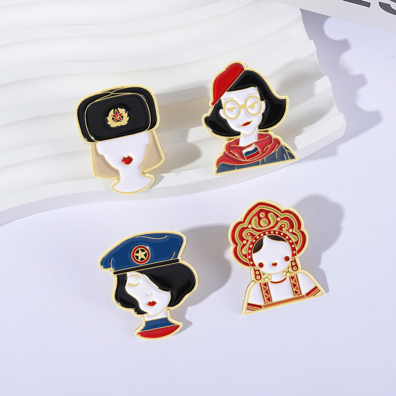 Cartoon Russian Girls Characte - Ethnic Fashion Images 리뷰 및 가격