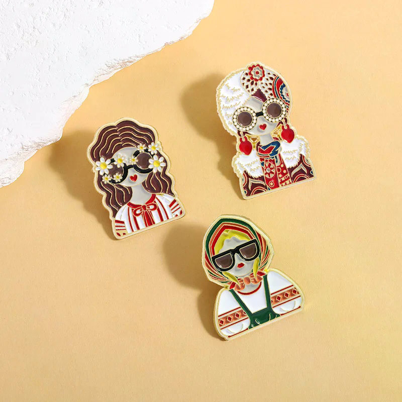 Cartoon Russian Girls Characte - Ethnic Fashion Images 리뷰 및 가격