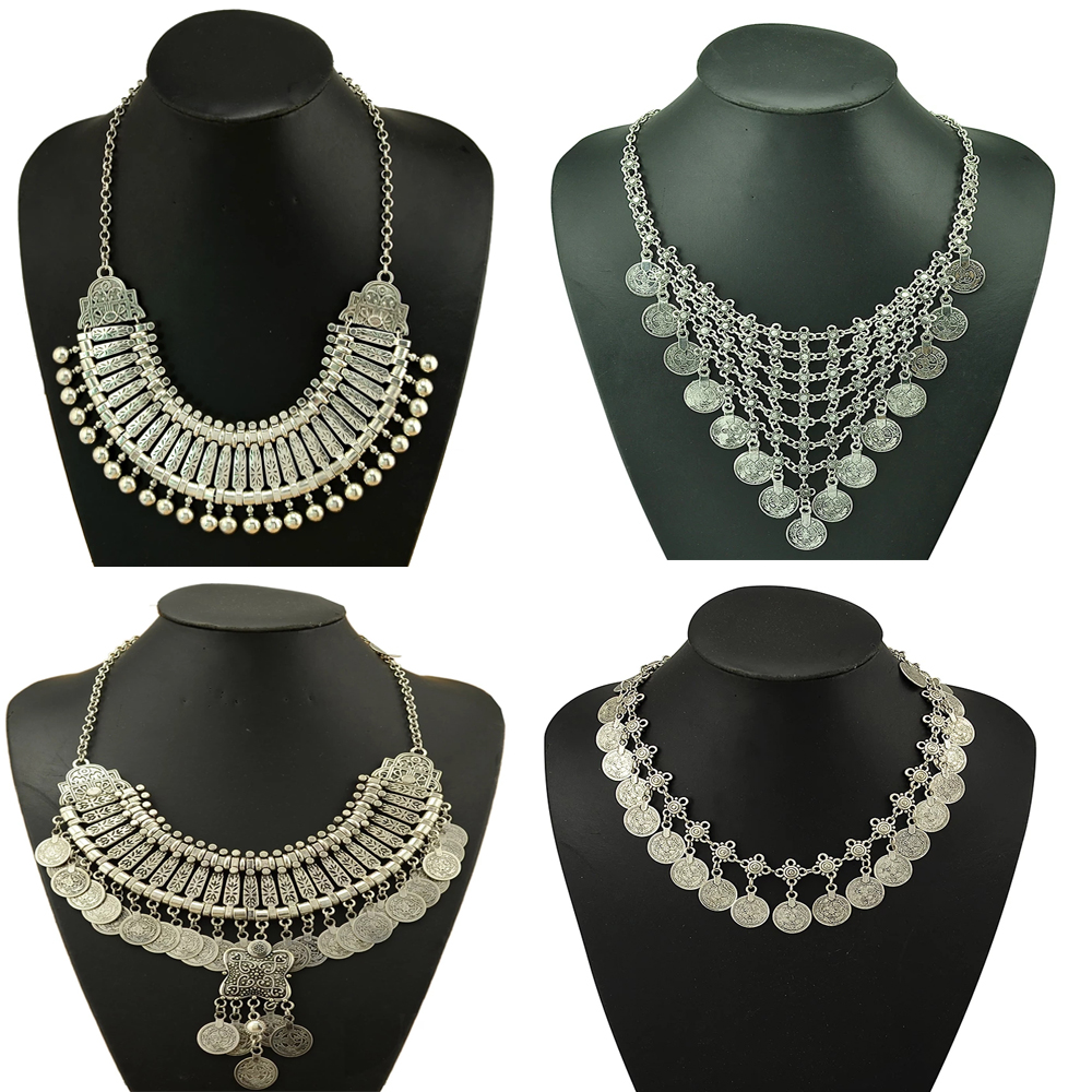 Multi-style Vintage Coin Choke - Ethnic Fashion Pakistan 리뷰 및 가격