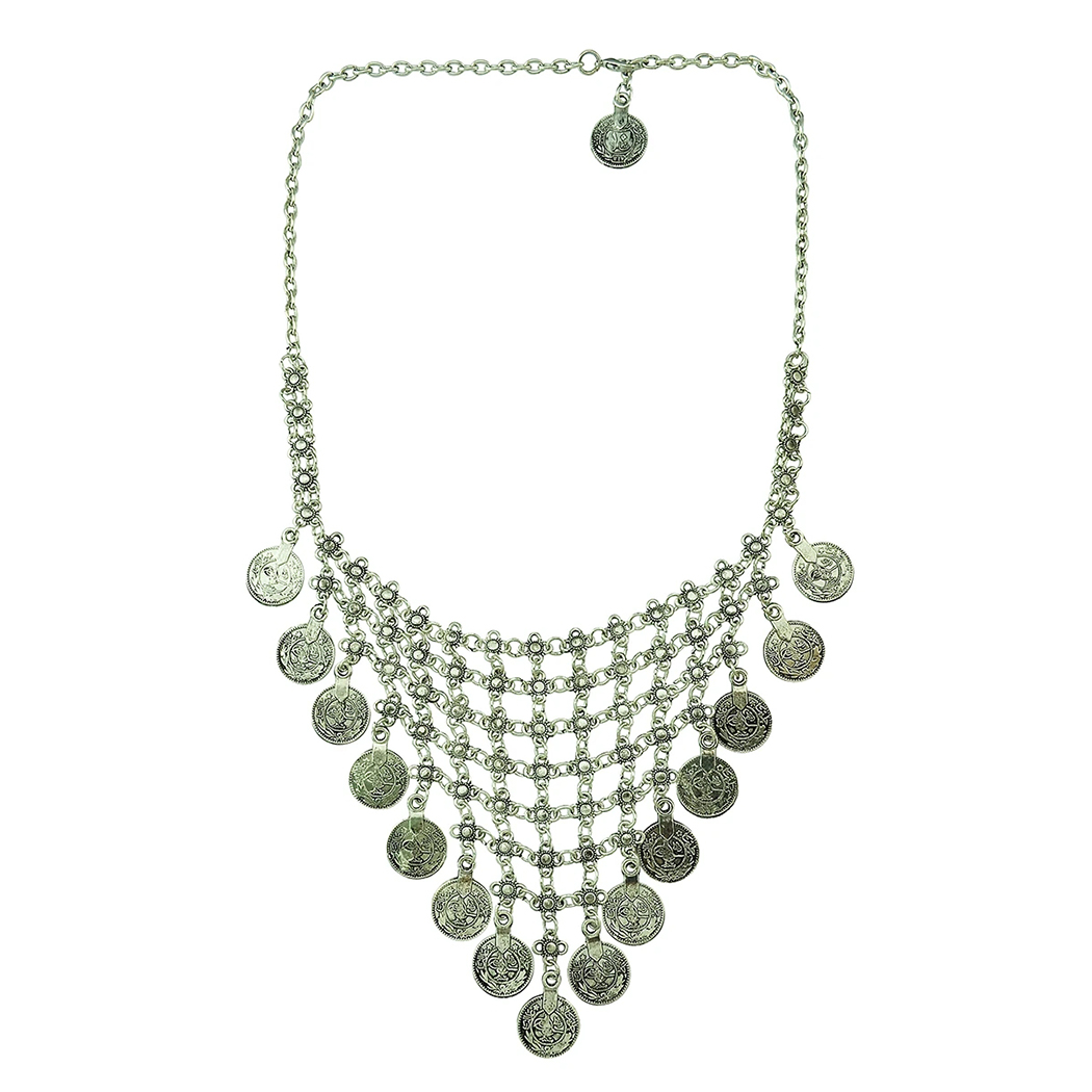 Multi-style Vintage Coin Choke - Ethnic Fashion Pakistan 리뷰 및 가격