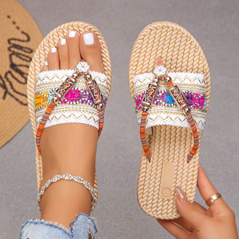 Women Slippers Outdoor Handwov - Ethnic Modern Fashion 리뷰 및 가격