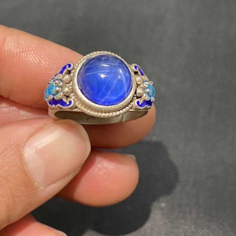Ethnic Cloisonne Open Ring, Ex - Ethnic Wear Fashion Designer 리뷰 및 가격