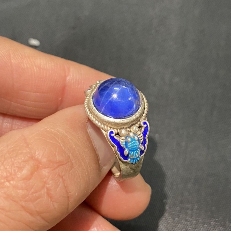 Ethnic Cloisonne Open Ring, Ex - Ethnic Wear Fashion Designer 리뷰 및 가격