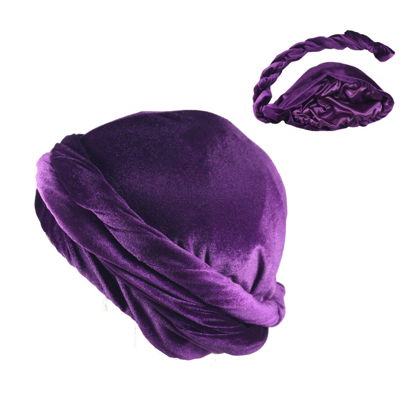 Solid Color Men's Velvet Head  - Ethnic Fashion Designers 리뷰 및 가격