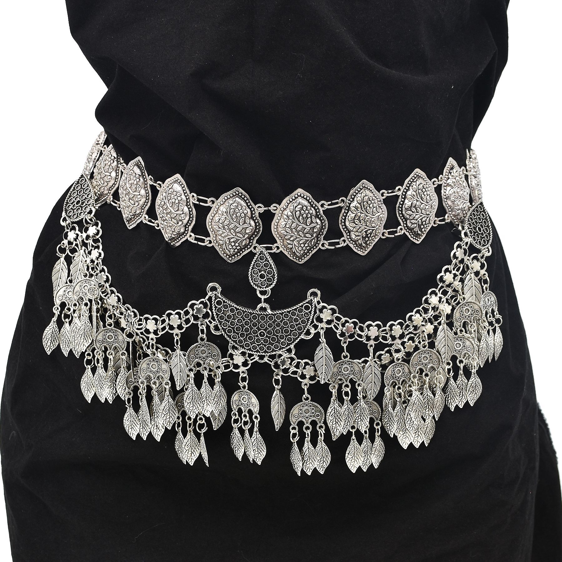 Vintage Silver Ethnic Multilay - Ethnic Fashion Pakistan 리뷰 및 가격