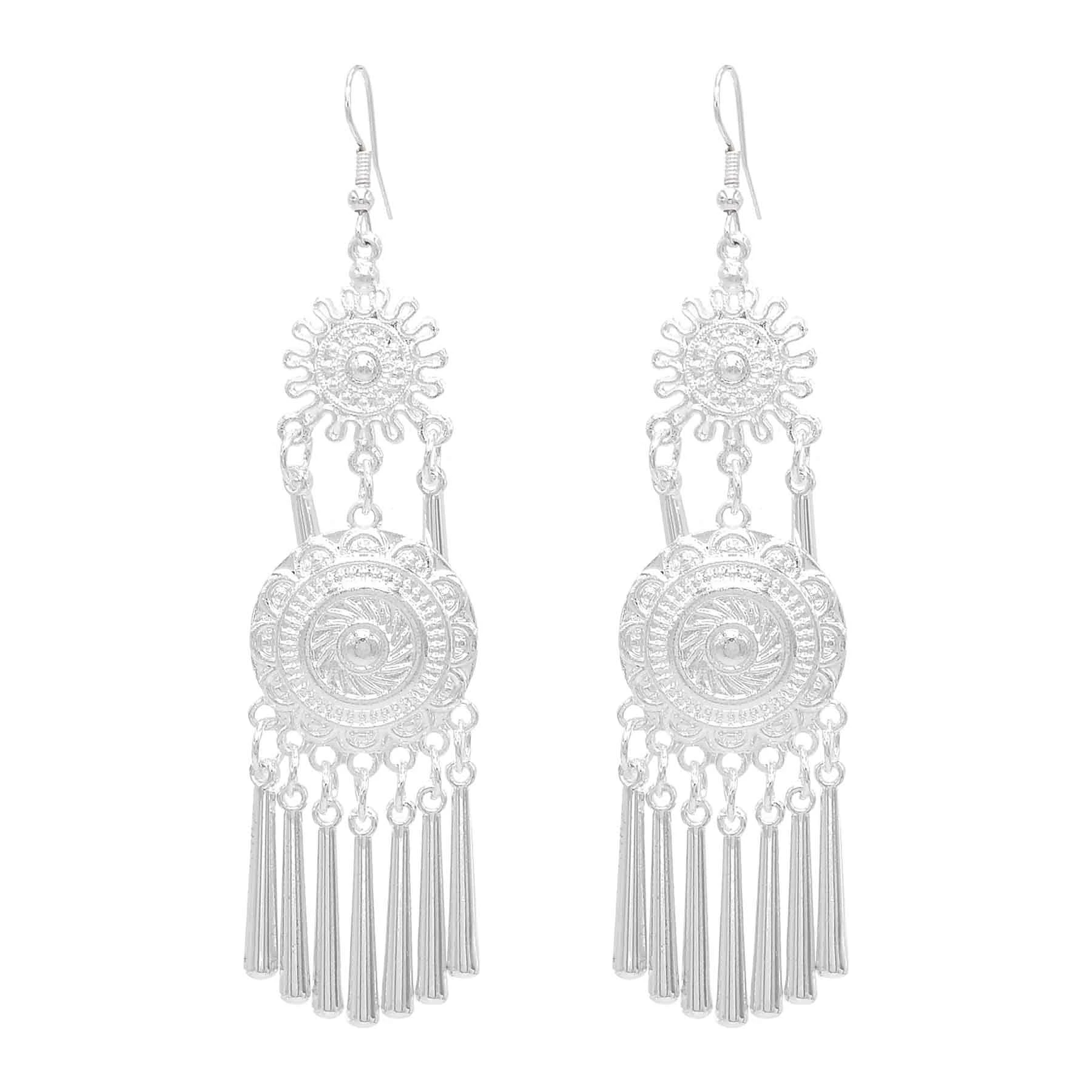 Miao Silvery Alloy Small Horn  - Ethnic Fashion Pakistan 리뷰 및 가격