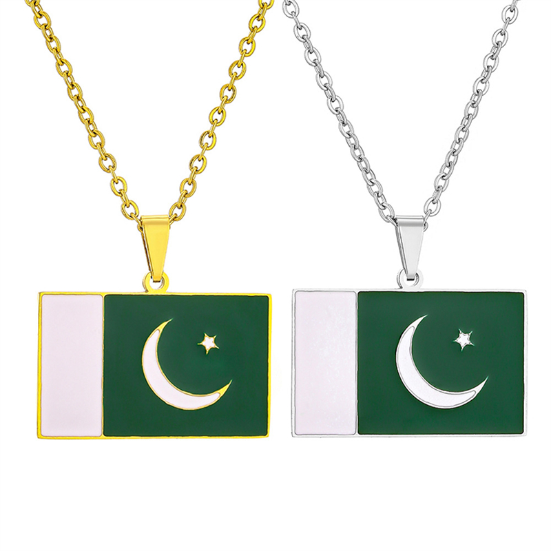 Pakistan National Flag Pendant - Ethnic Fashion Pakistan 리뷰 및 가격