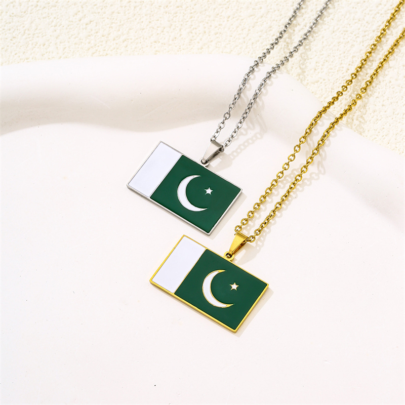 Pakistan National Flag Pendant - Ethnic Fashion Pakistan 리뷰 및 가격