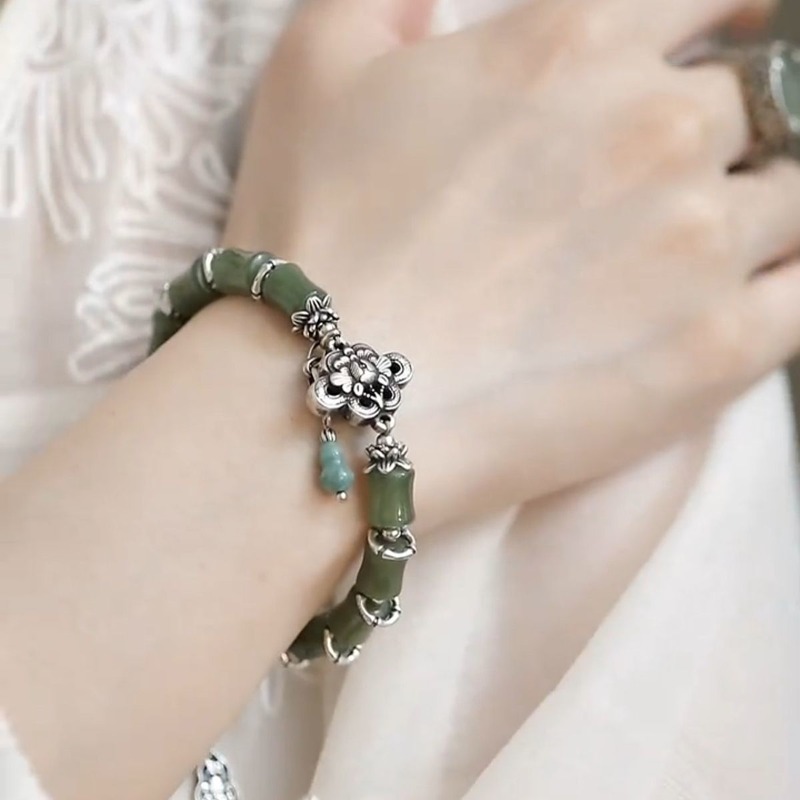 New Chinese Vintage Bamboo Gou - Ethnic Fashion Wear For Women 리뷰 및 가격