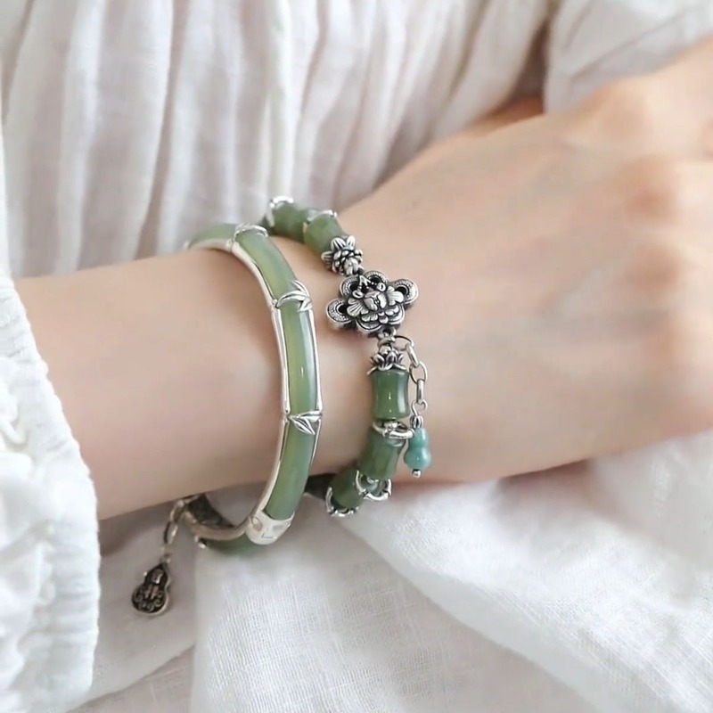 New Chinese Vintage Bamboo Gou - Ethnic Fashion Wear For Women 리뷰 및 가격
