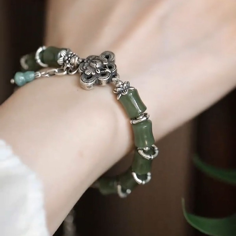 New Chinese Vintage Bamboo Gou - Ethnic Fashion Wear For Women 리뷰 및 가격