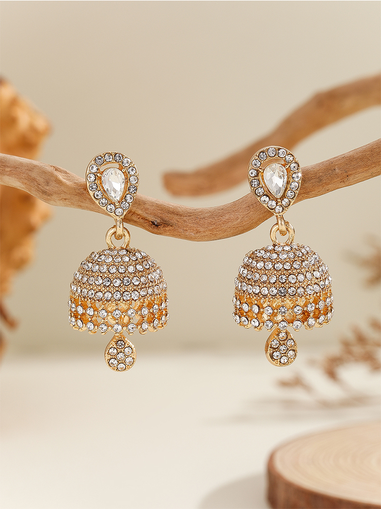 1 Pair of Fashionable Jhumka E - Ethnic Fashion Wear For Women 리뷰 및 가격