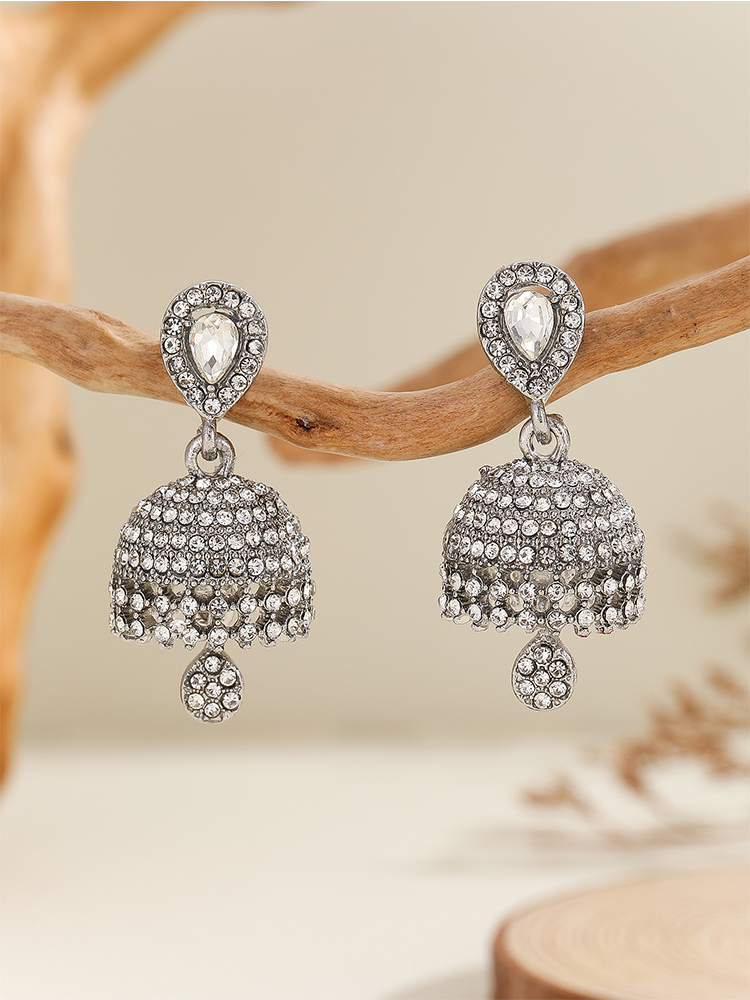 1 Pair of Fashionable Jhumka E - Ethnic Fashion Wear For Women 리뷰 및 가격