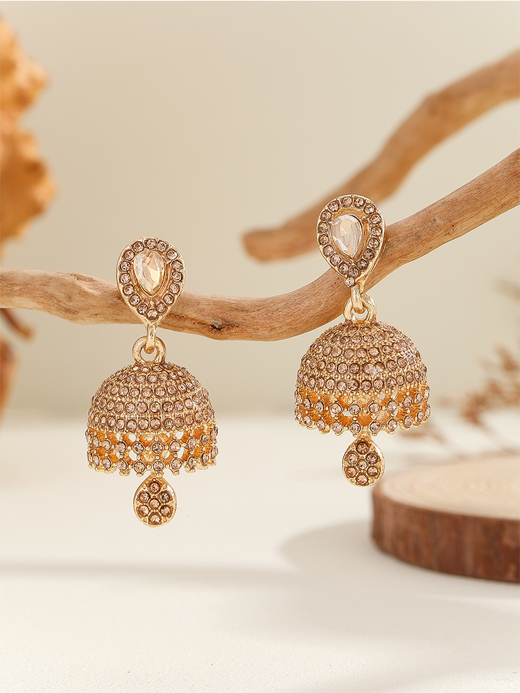 1 Pair of Fashionable Jhumka E - Ethnic Fashion Wear For Women 리뷰 및 가격