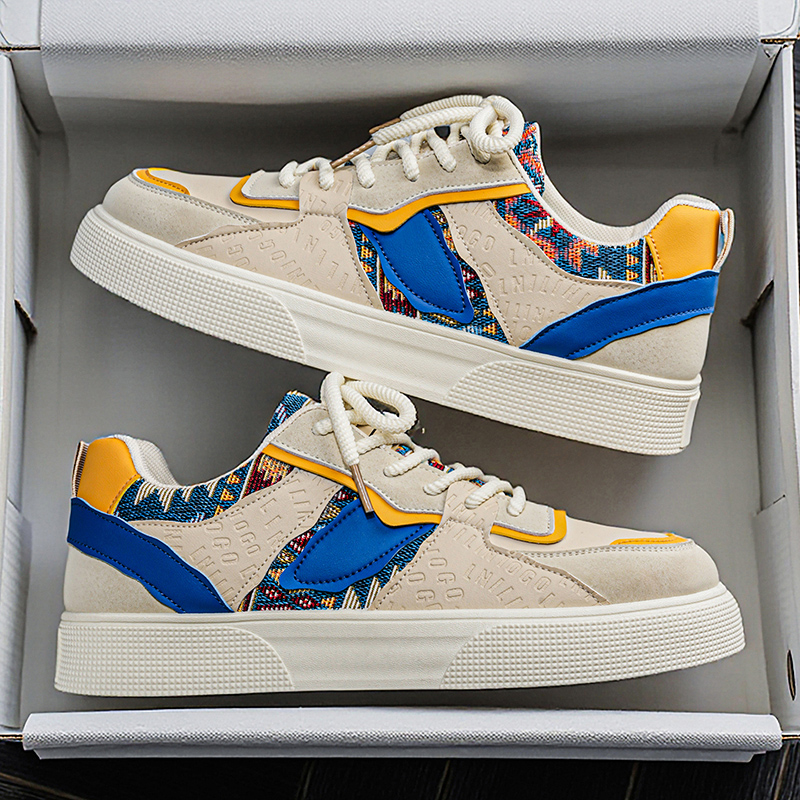 Men's Vintage Patchwork Platfo - Ethnic Modern Fashion 리뷰 및 가격