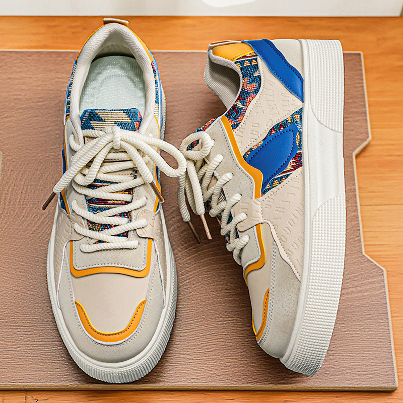 Men's Vintage Patchwork Platfo - Ethnic Modern Fashion 리뷰 및 가격