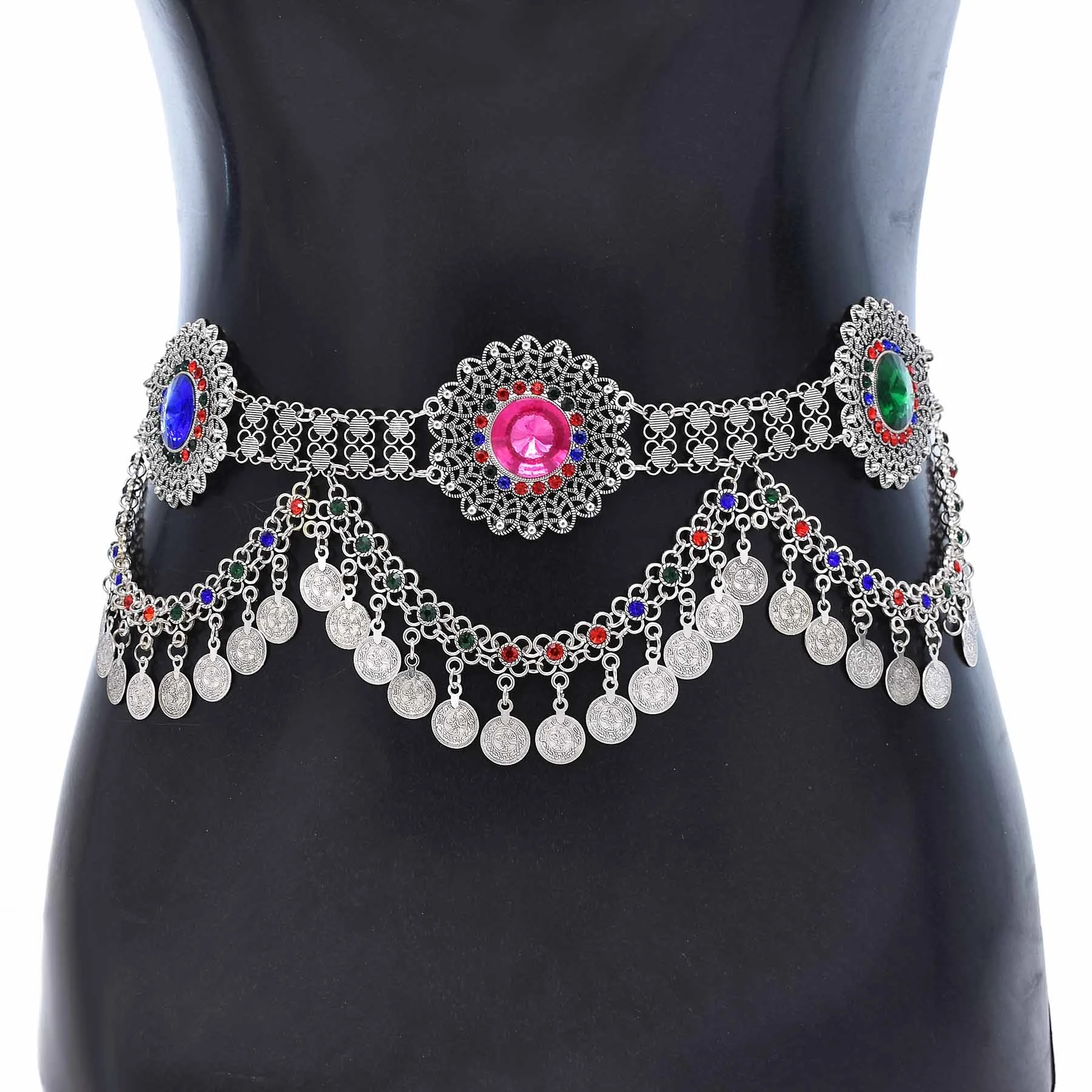 Boho Colorful Acrylic Crystal  - Ethnic Fashion Pakistan 리뷰 및 가격
