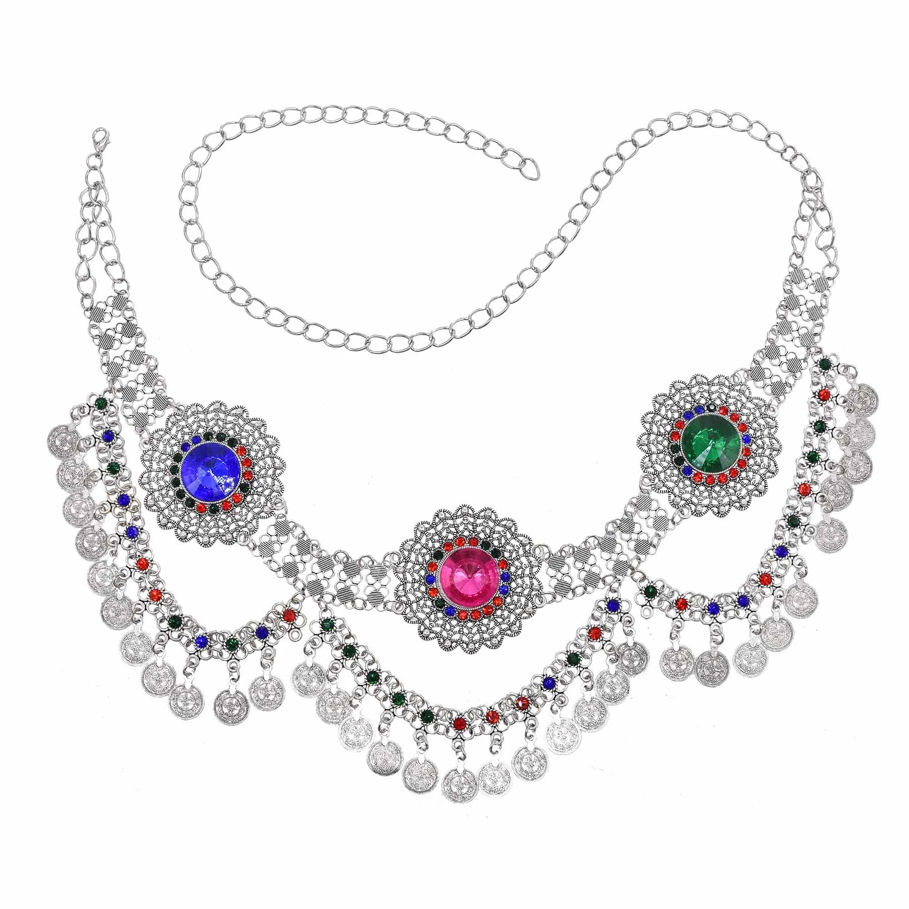 Boho Colorful Acrylic Crystal  - Ethnic Fashion Pakistan 리뷰 및 가격