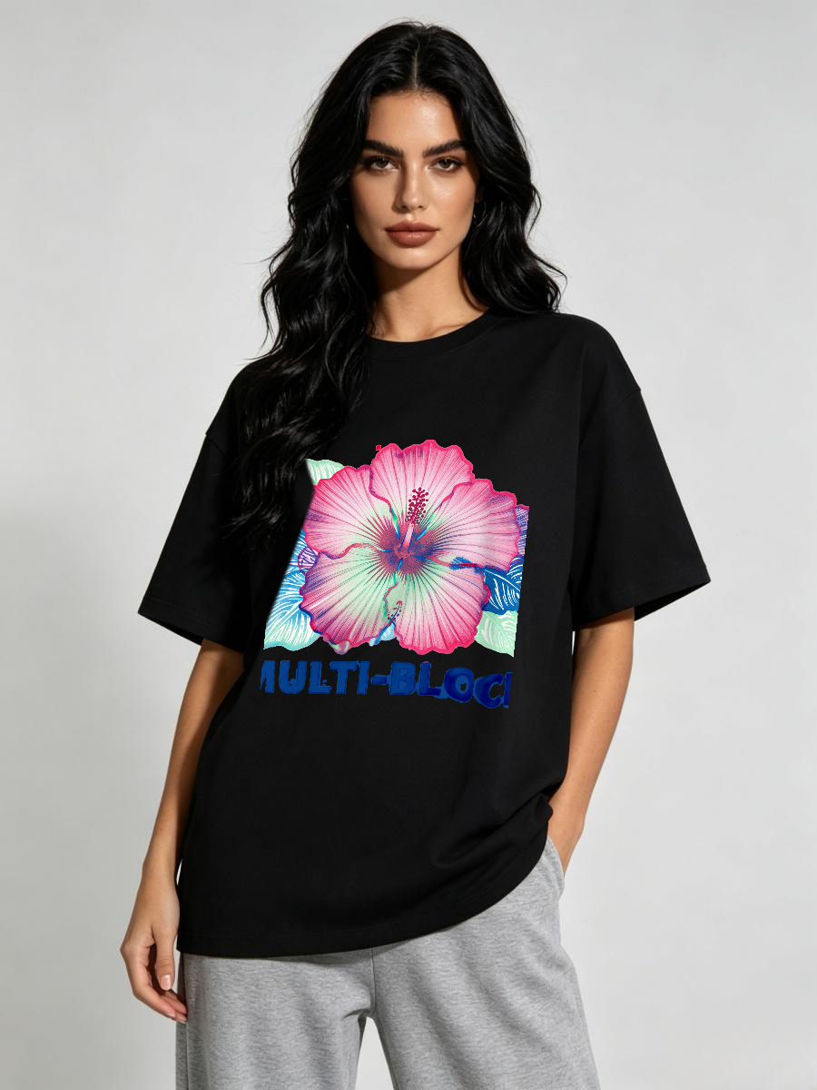 T Shirts Woman Block Print Han - Ethnic Wear Fashion Designer 리뷰 및 가격