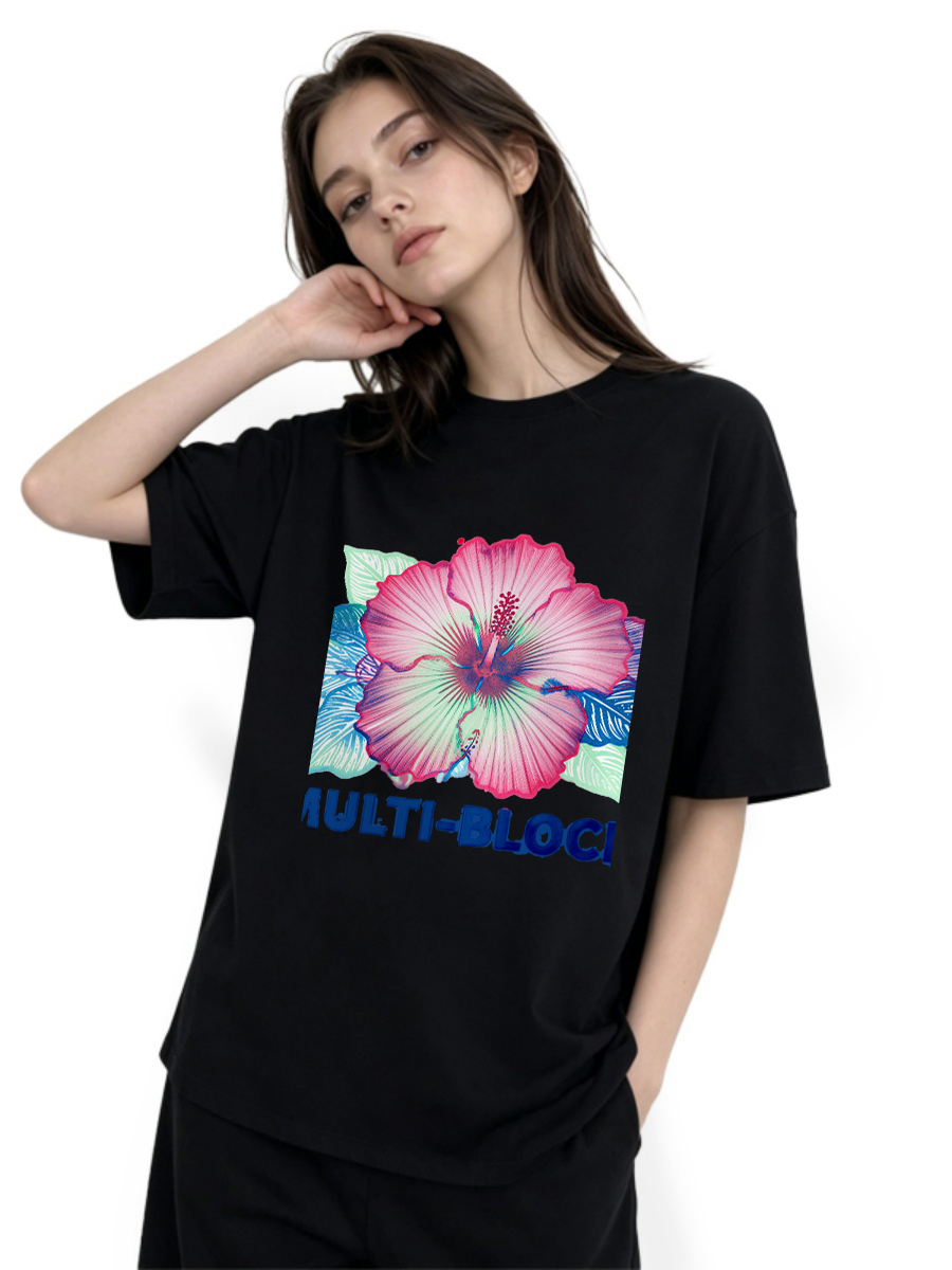 T Shirts Woman Block Print Han - Ethnic Wear Fashion Designer 리뷰 및 가격