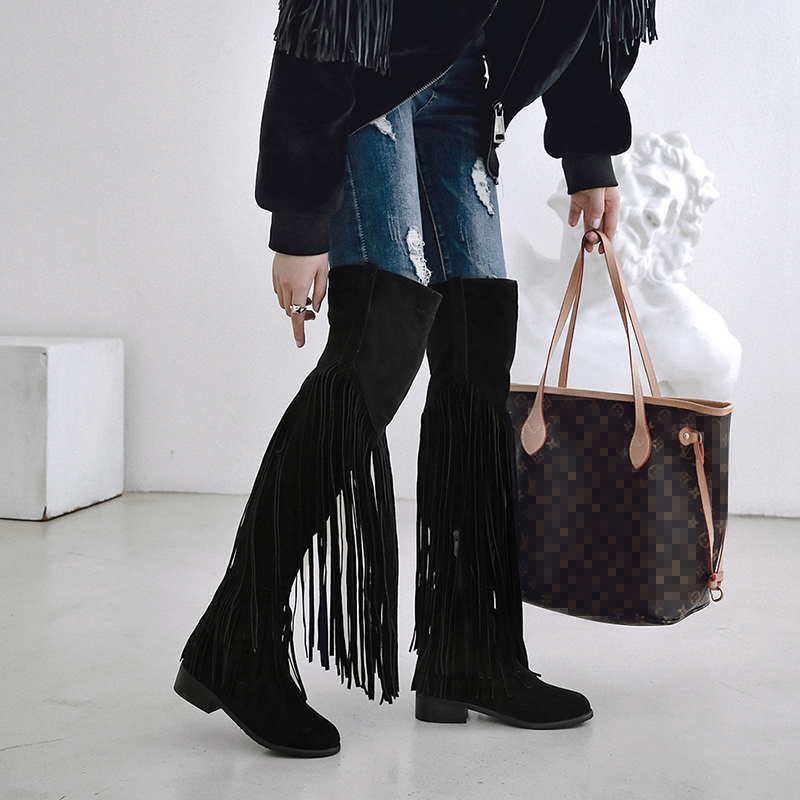 2026 Fashion Boho Knee High Bo - Ethnic Modern Fashion 리뷰 및 가격