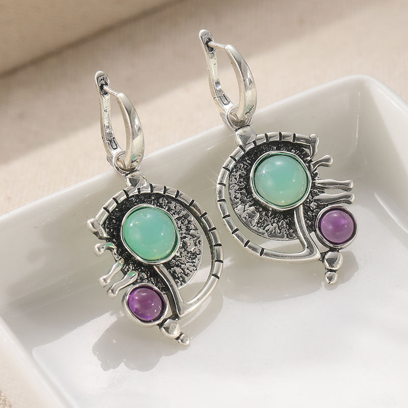 Ethnic Silver Color Inlaid Gre - Ethnic Fashion Wear For Women 리뷰 및 가격