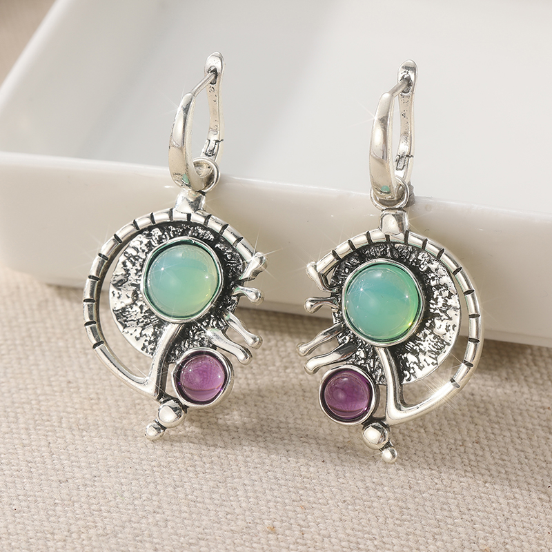 Ethnic Silver Color Inlaid Gre - Ethnic Fashion Wear For Women 리뷰 및 가격