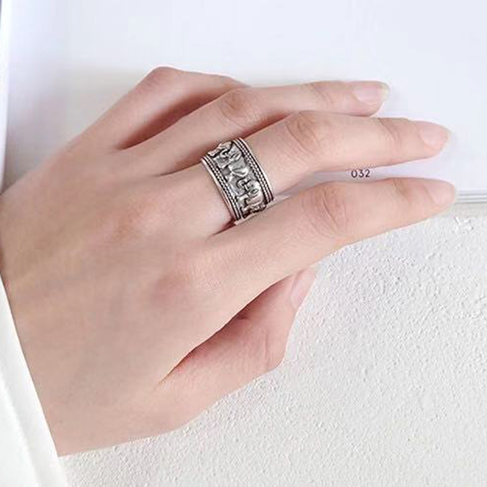 Punk Vintage Silvery Elephant  - Ethnic Fashion Pakistan 리뷰 및 가격