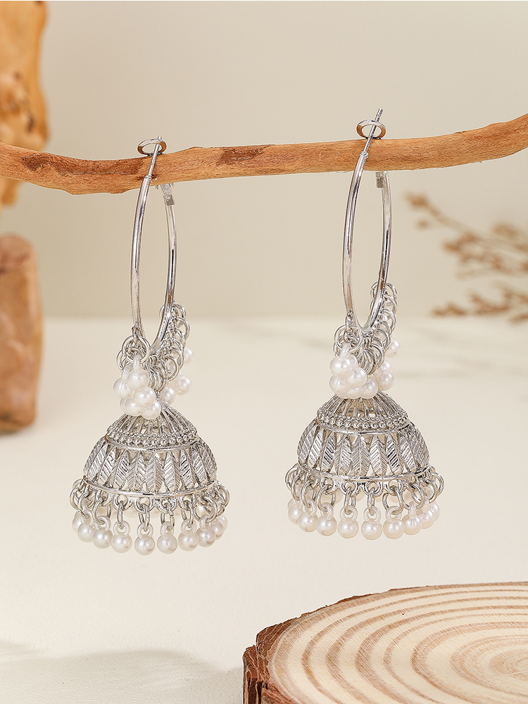 1 Pair of Fashionable Hoop Ear - Ethnic Fashion Wear For Women 리뷰 및 가격