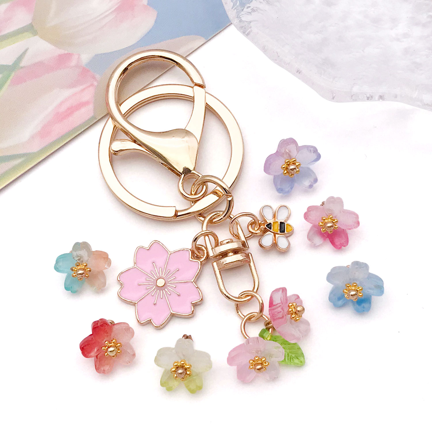 10/20pcs Vibrant Glass Cherry  - Ethnic Modern Fashion 리뷰 및 가격