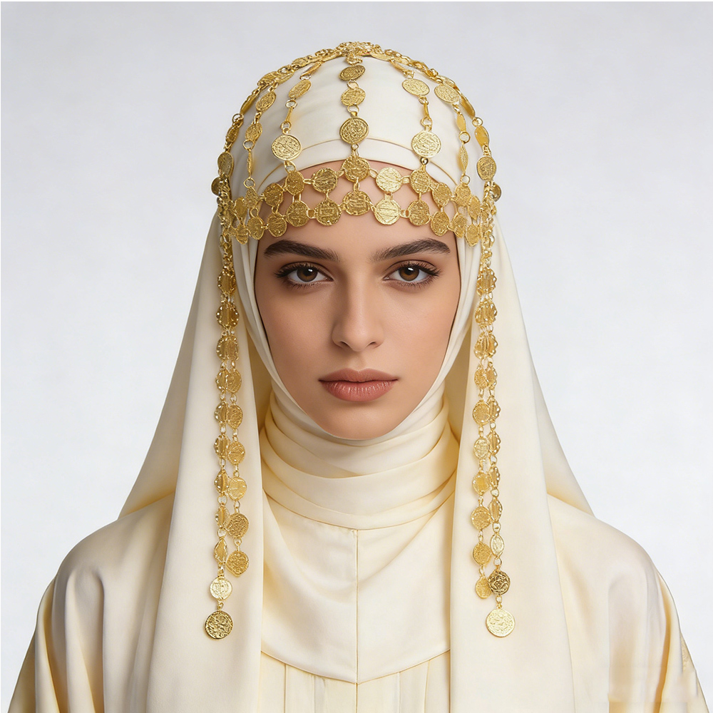 Gold Plated Alloy Coin Beauty  - Ethnic Fashion Pakistan 리뷰 및 가격